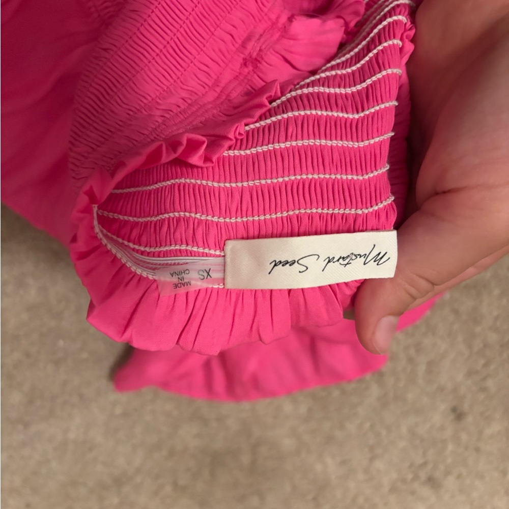 Pink skirt from mustard seed
